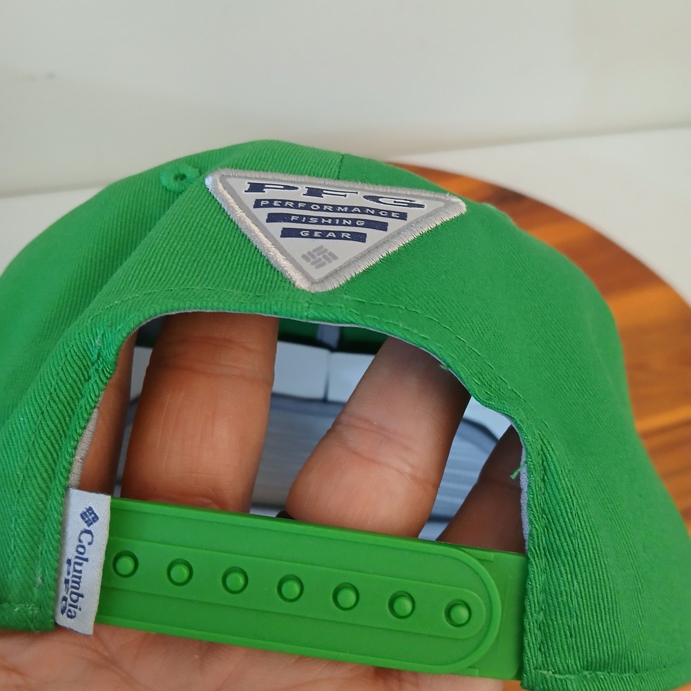 Oregon Ducks Hat Cap Columbia PFG Back Tack Snapback Hat Rope Green - Picture 4 of 7